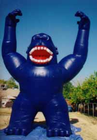 Blue kong cold-air advertising inflatable